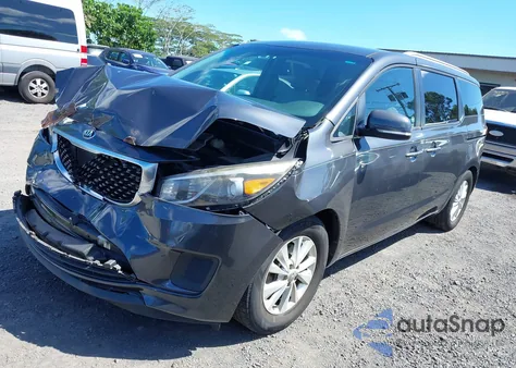 2016 Kia Sedona Lx z USA, uszkodzony, nr VIN KNDMB5C13G6116409